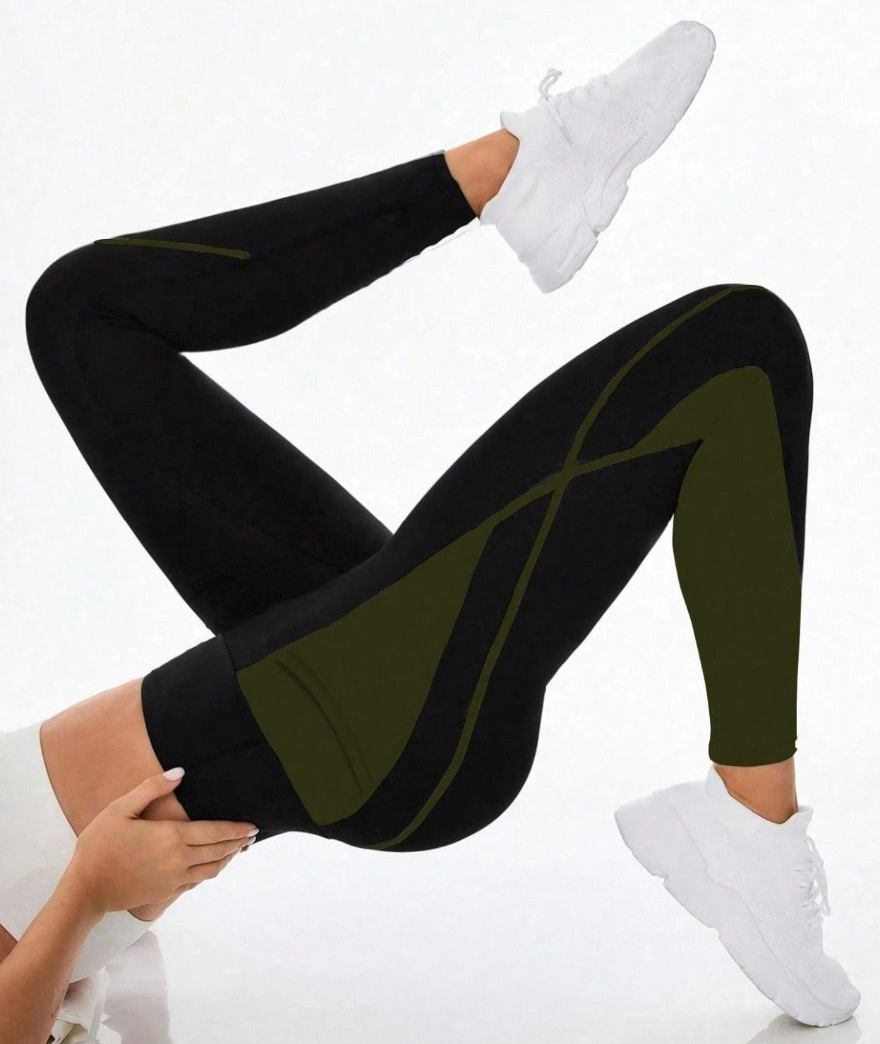 Contrast Sculpt High-Waist Leggings