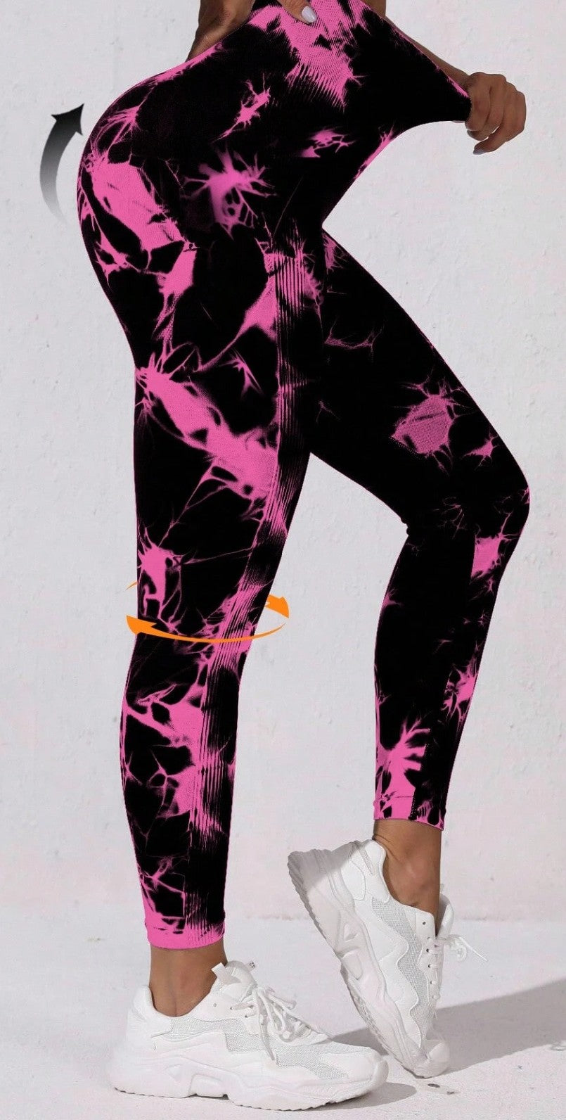 Tie-Dye Sculpt High-Waist Leggings